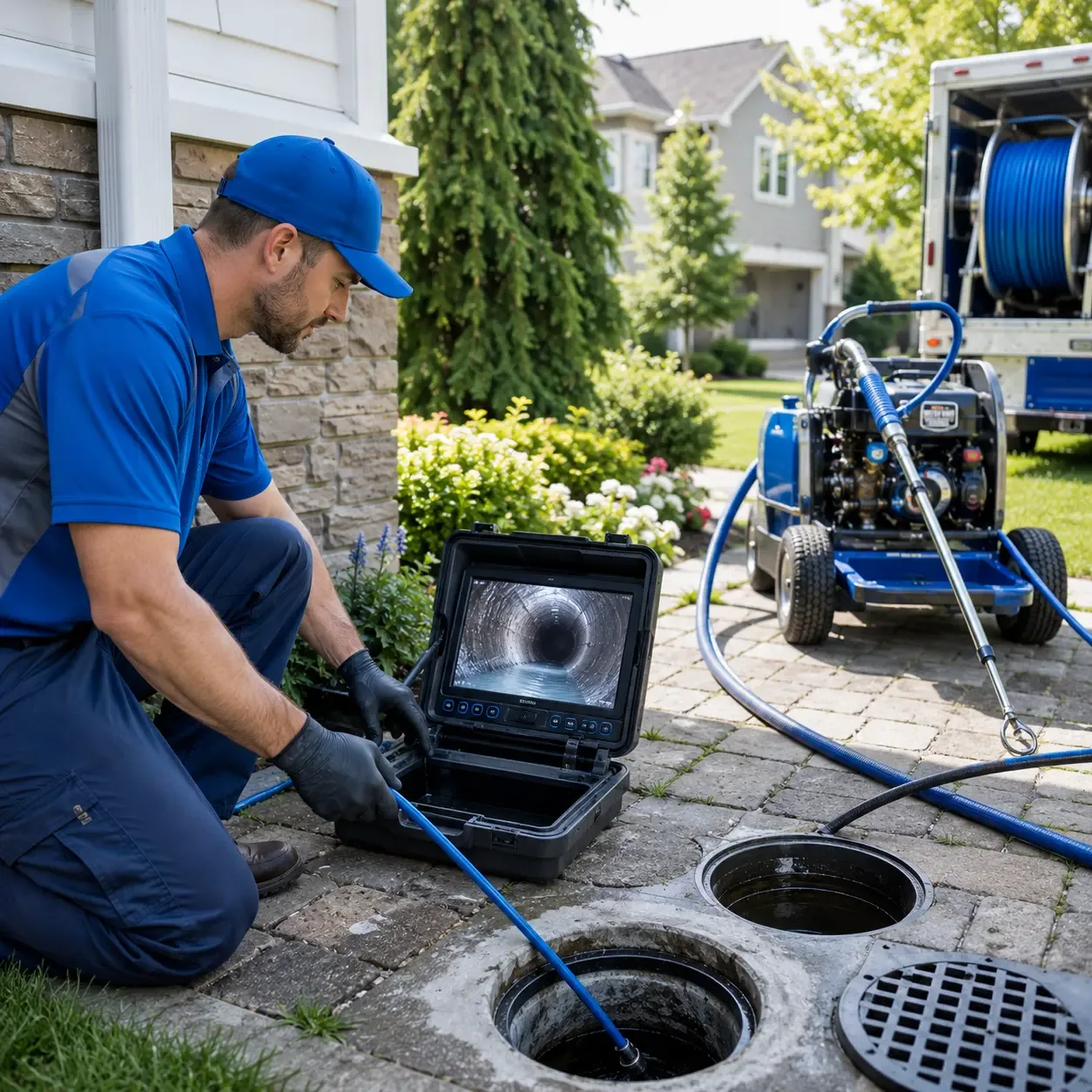 Outdoor drain cleaning professionals serving Saint Albans Bay, VT